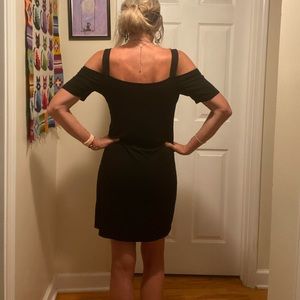 Splendid dress Cold Shoulder black size small